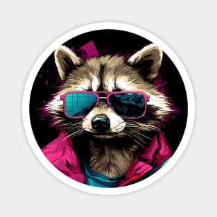 Raccoon art Magnet